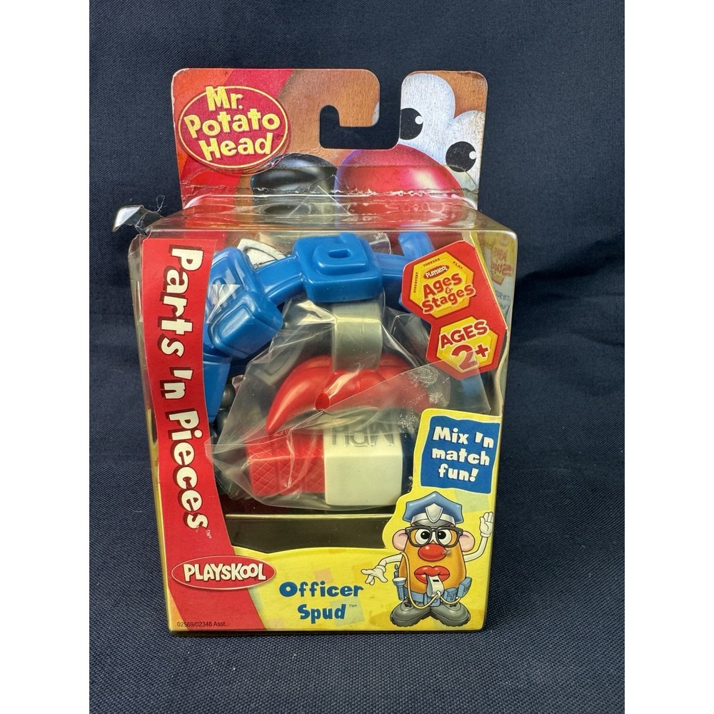NEW Mr Potato Head Officer Spuds Playskool Parts N' Pieces 2007